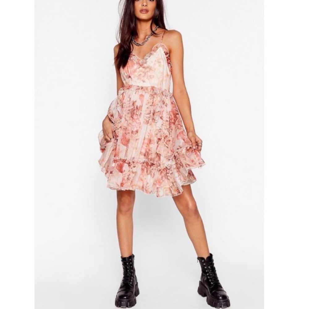 Floral Ruffle Dress - Picture 5 of 5